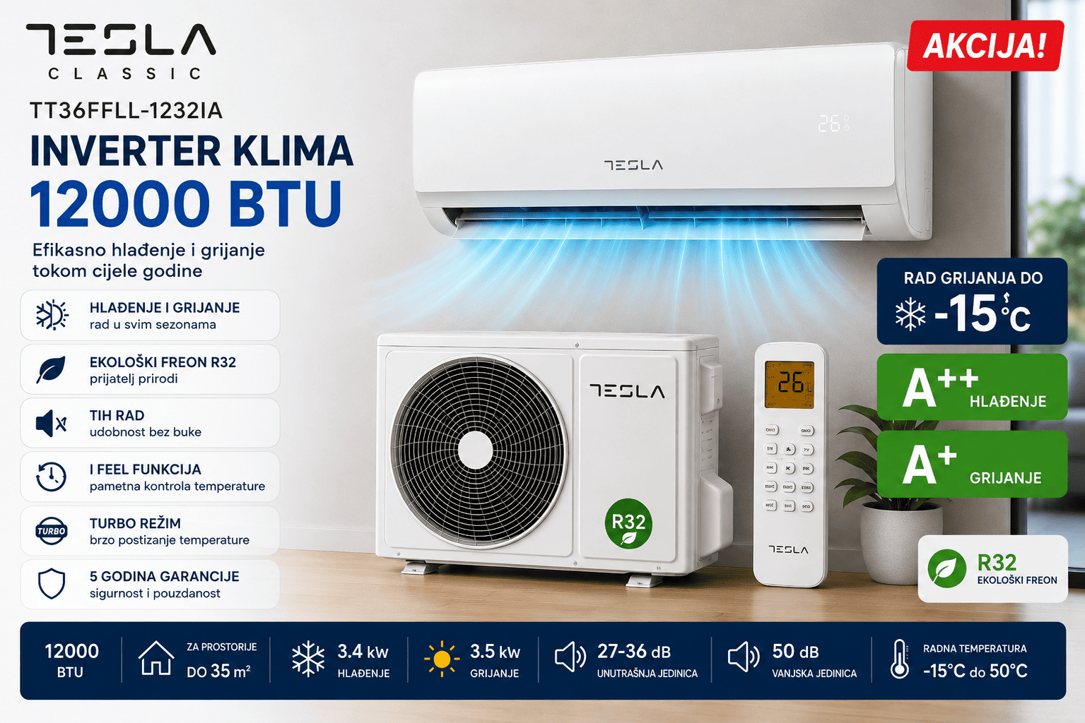 TESLA CLASSIC TT36FFLL-1232IA